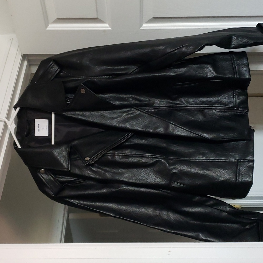 Old navy women's faux leather XL Tall jacket